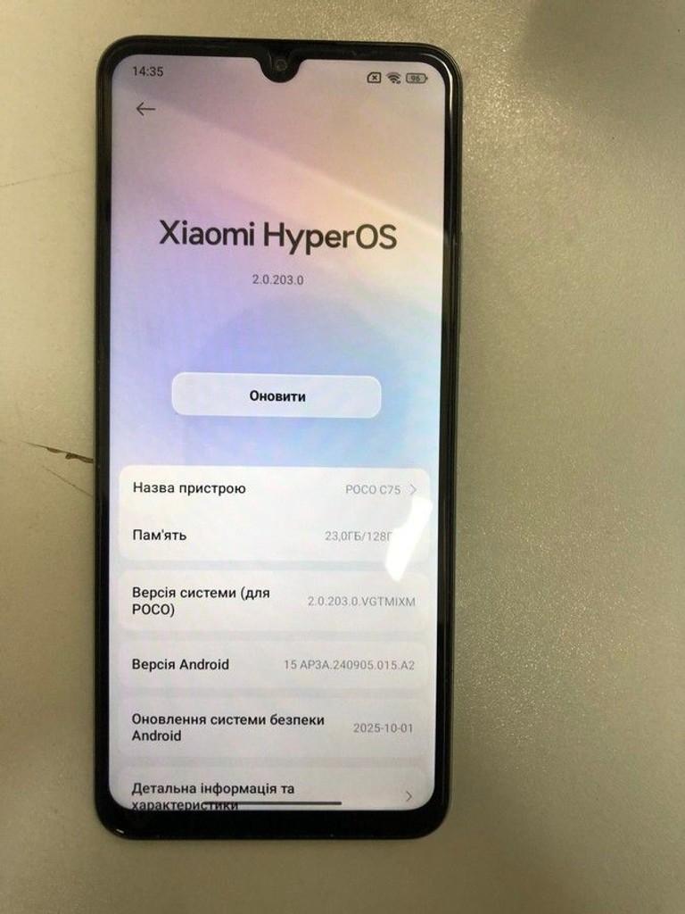 Xiaomi Poco C75 6/128GB Black Код:01-201012463. Изображение 5