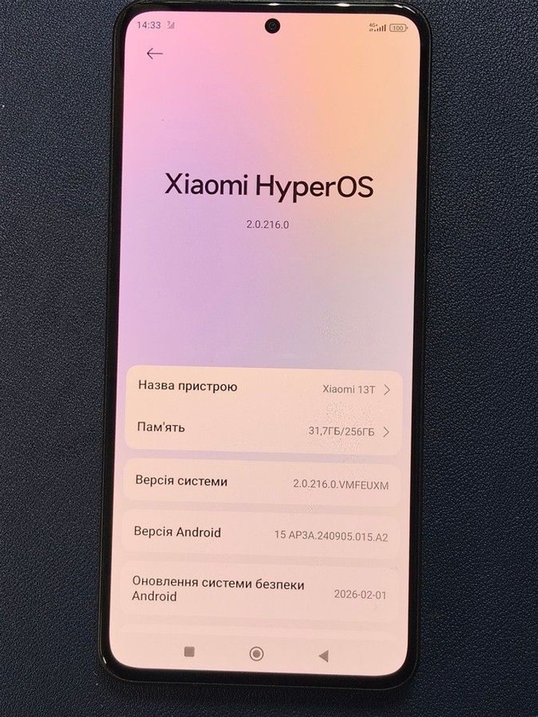 Дешиво Xiaomi 13T 8/256GB Black с ломбарда