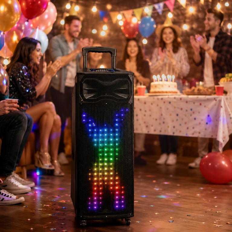 Дешево Портативна колонка T8 / Акустична колонка UKC T8 Pro / Bluetooth, FM, Karaoke акустична система з ломбарду