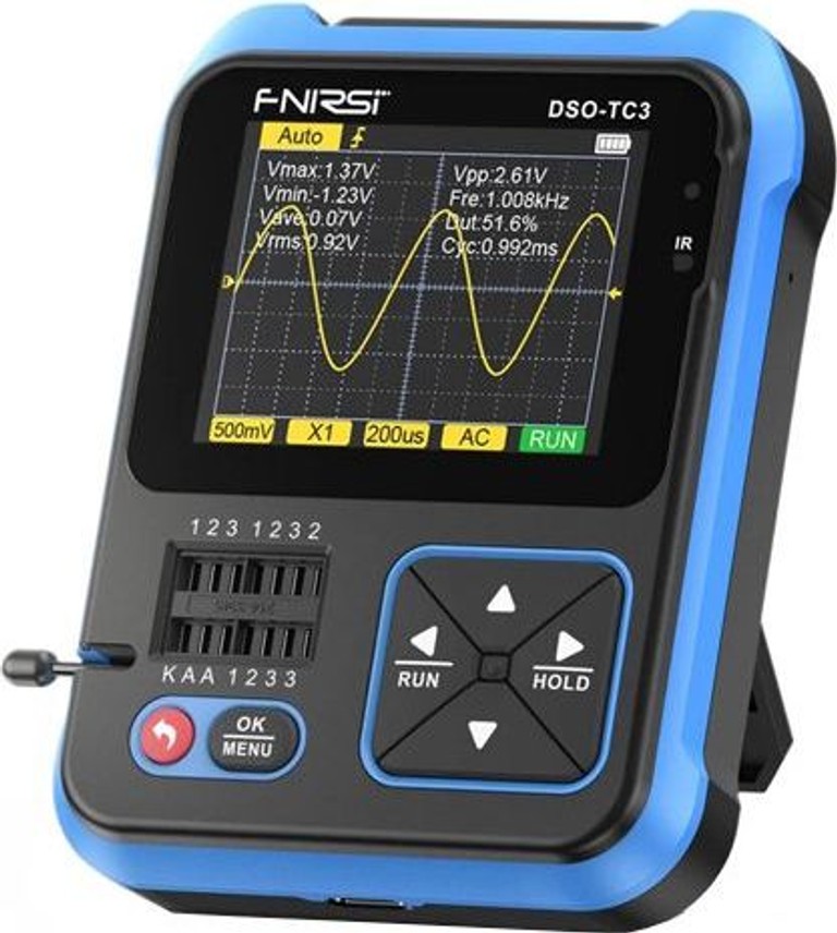 Купити FNIRSI DSO-TC3 1кан 500кГц тестер і генератор сигналу 3в1 Б/У