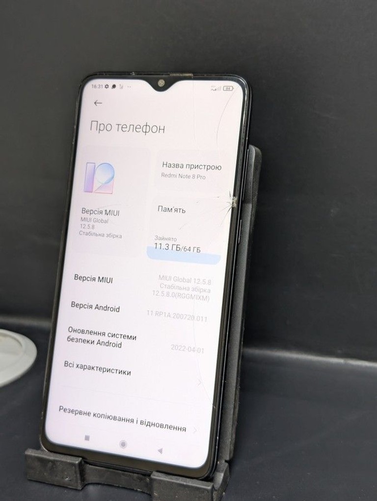 Оголошення Xiaomi Redmi Note 8 Pro 6/64GB Green Б/У