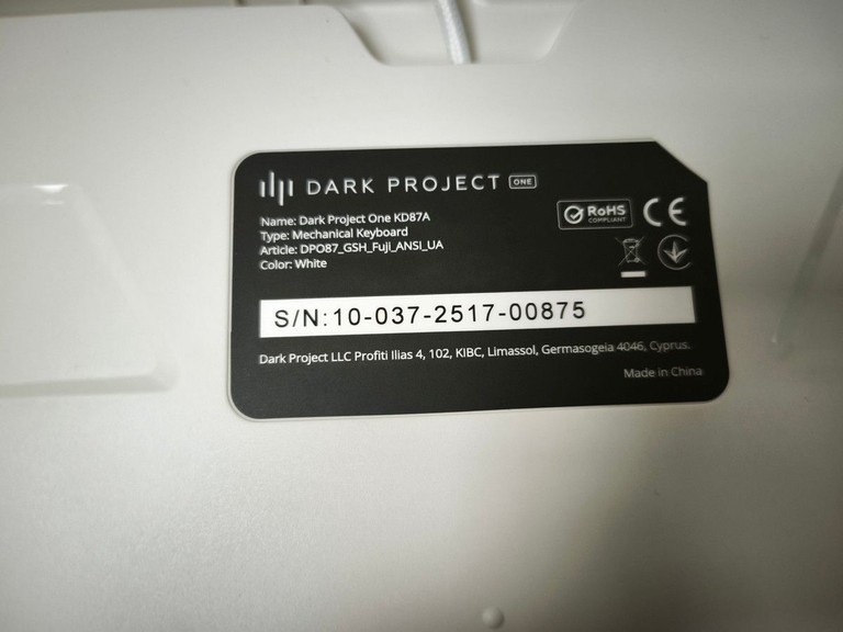 Оголошення Dark Project kd87a Б/У