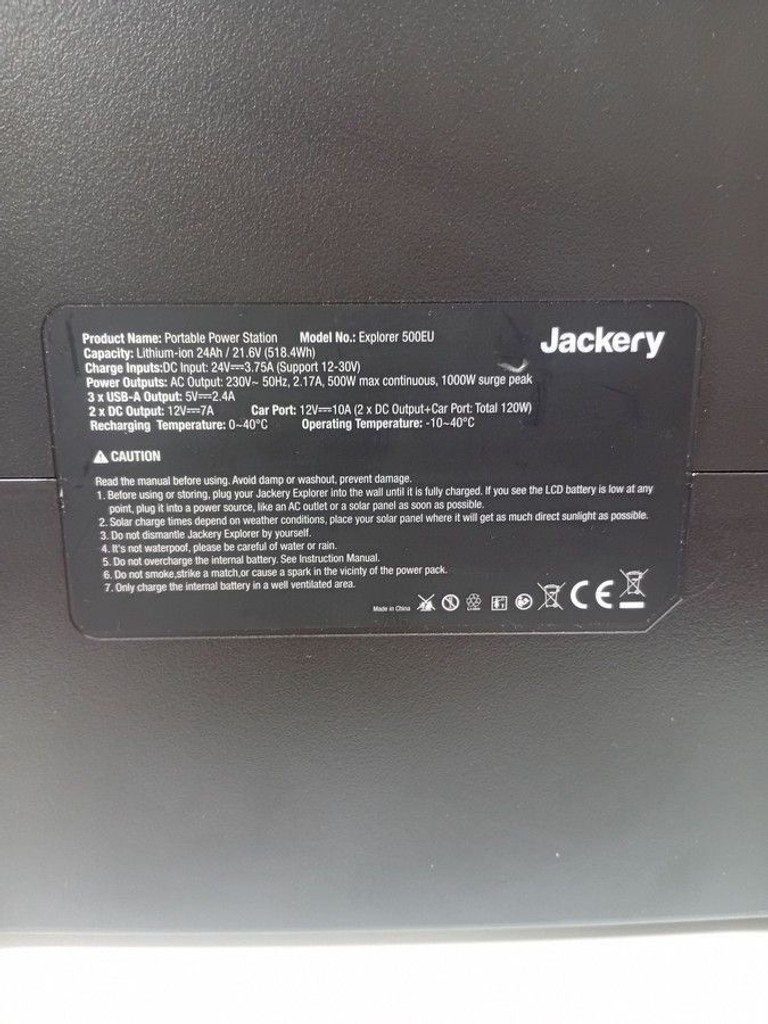 Jackery explorer 500eu Код:01-201166168. Изображение 10