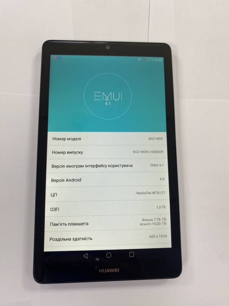 Huawei mediapad t3 7 bg2-w09 16gb