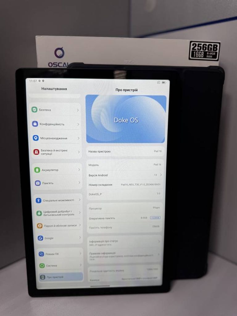 Blackview oscal pad 16 8/256gb Код:01-200426812. Изображение 5