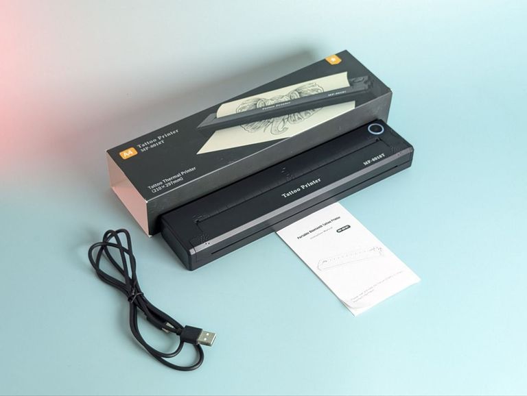 Бездротовий термопринтер Tattoo printer MP-8018T. Для татуювання. Новий. Код:null. Изображение 4