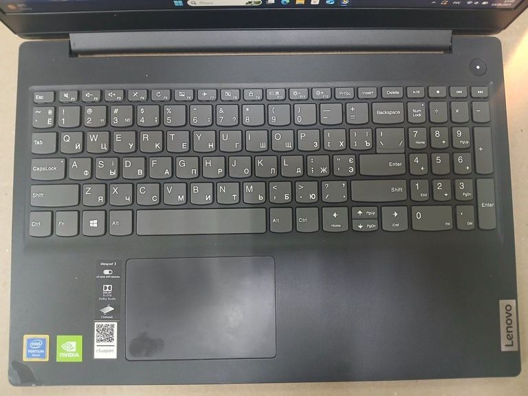 Lenovo екр. 15,6/pentium 6405u 2,4ghz/ram8gb/hdd500gb/gf mx130 Код:01-200628978. Зображення 12
