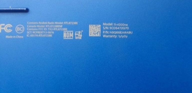 Оголошення Ноутбук HP Stream 11-r000na Б/У