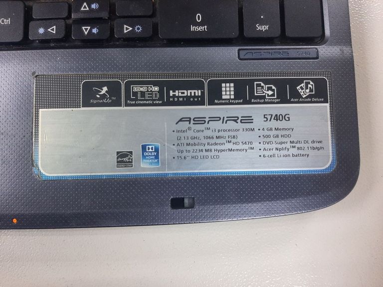 Acer 15/core i3 330m ddr3/3gb ddr3/hdd 500 gb/*інтегрована Код:01-200794843. Изображение 10