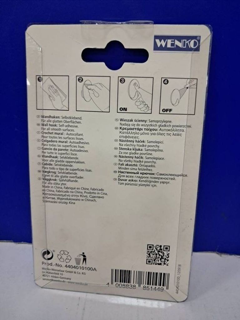 Оголошення Wenko 3450112100 Б/У