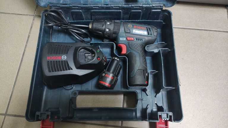 Купить Bosch gsb 12v-15 2акб зп Б/У