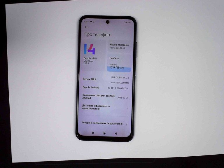 Оголошення Xiaomi redmi note 10 5g 4/64gb Б/У