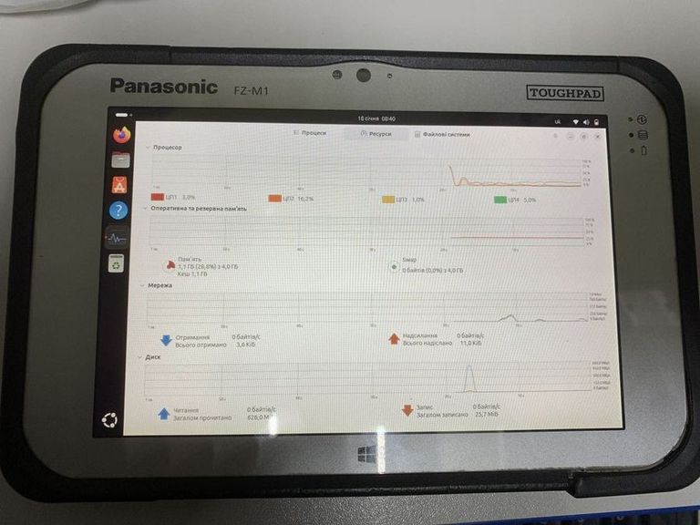 Купити Panasonic fz-m1/core m5-6y57 1.10ghz/4gb ramm/128gb ssd/intel graphics 515 Б/У