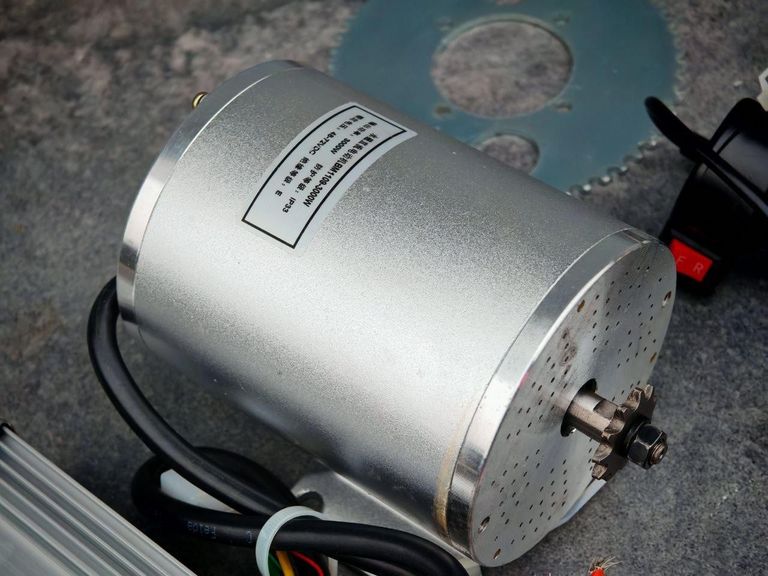 Дешиво BLDC 72 В 3000 Вт із контролером 24 Mosfet 50 А та педаллю газу для електроскутера, двигуна E-Bike с ломбарда