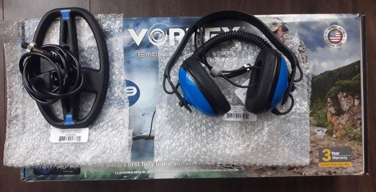 Garrett Vortex VX9 + Підводні навушники і котушка GARRETT 5x8" DD RIPPER VORTEX Код:null. Зображення 5