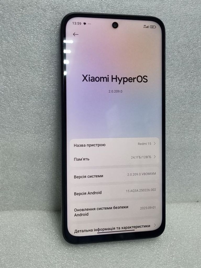 Дешево Xiaomi redmi 15 4g 6/128gb з ломбарду