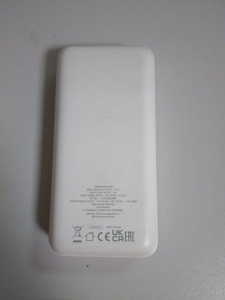 Купити Sbs Ttbb20000Fastk 20000mah Б/У