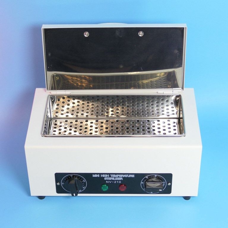 Стерилізатор сухожар для манікюрних і педикюрних інструментів NV-210. Код:null. Зображення 5