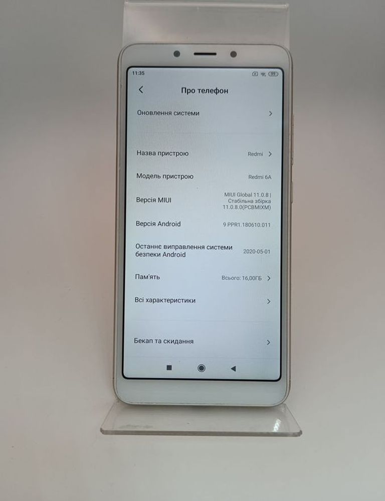 Xiaomi Redmi 6A 2/16GB Black Код:01-200920740. Зображення 8