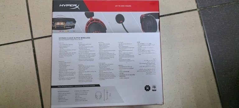 Hyperx cloud alpha wireless Код:01-200966162. Изображение 8