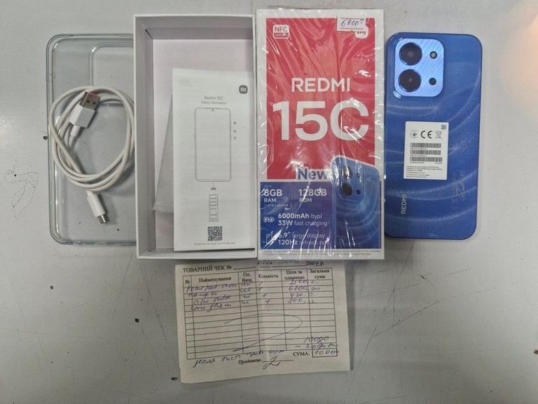 Купити Xiaomi redmi 15c 4g 4/128gb Б/У