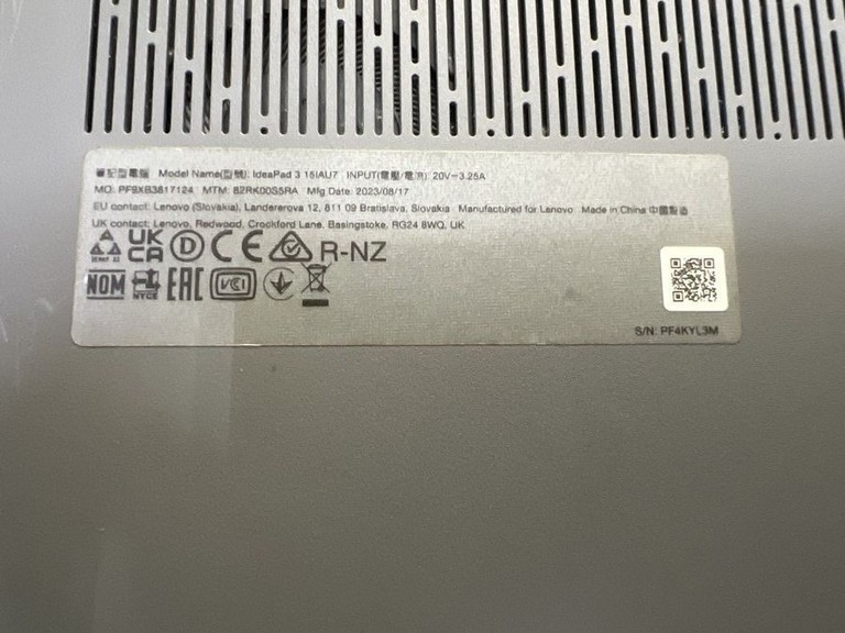 Дешево Lenovo 15/core i3-1215u ddr5/8gb ddr3/ssd 512 gb/*інтегрована з ломбарду