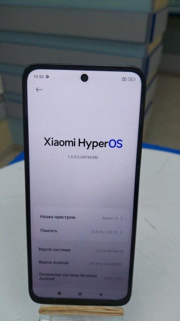 Оголошення Xiaomi Redmi 13 6/128GB Blue Б/У