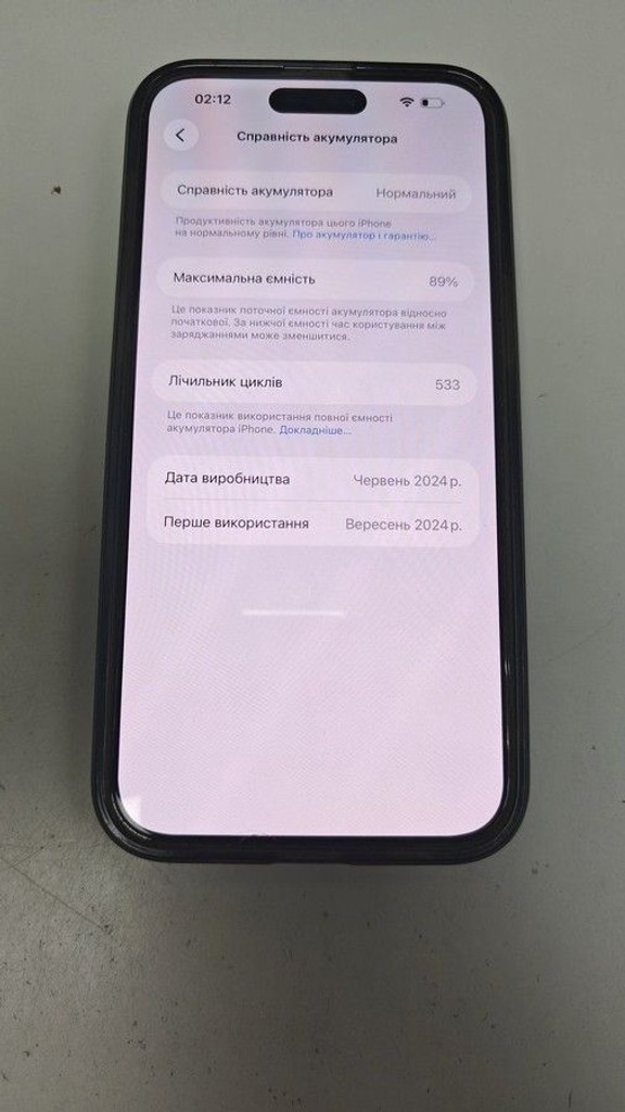 Оголошення Apple iphone 15 pro max 256gb esim Б/У