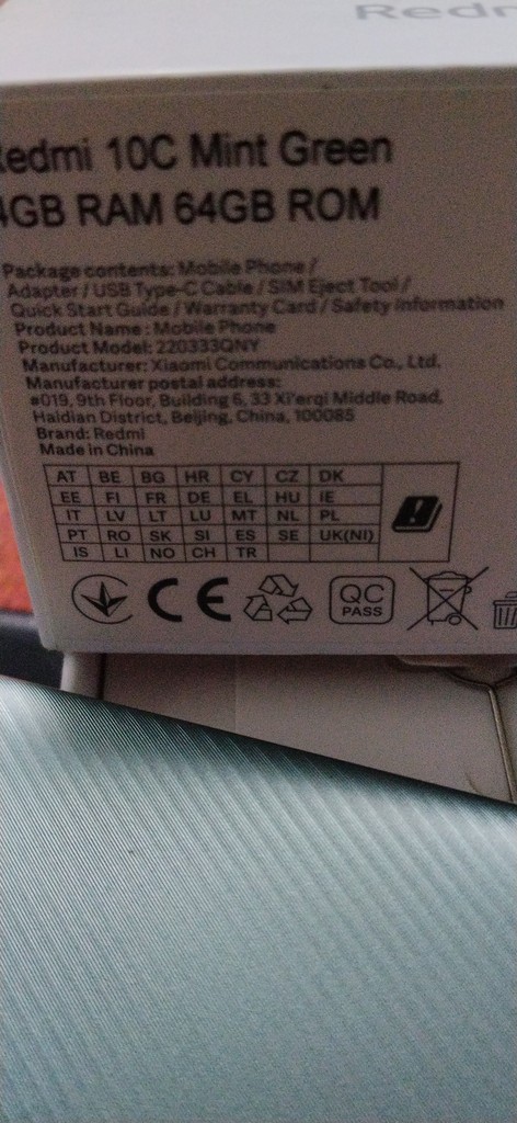 Купити Xiaomi Redmi 10C 4/64GB Mint Green (no NFC) Б/У