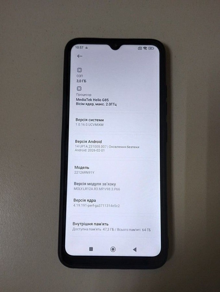 Xiaomi redmi 12c 3/64gb Код:01-201013909. Изображение 5