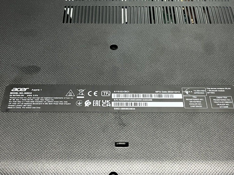 Acer 15/celeron n4500 ddr4/4gb ddr4/hdd *відсутній/ssd 128 gb/*інтегрована Код:01-201019026. Изображение 7