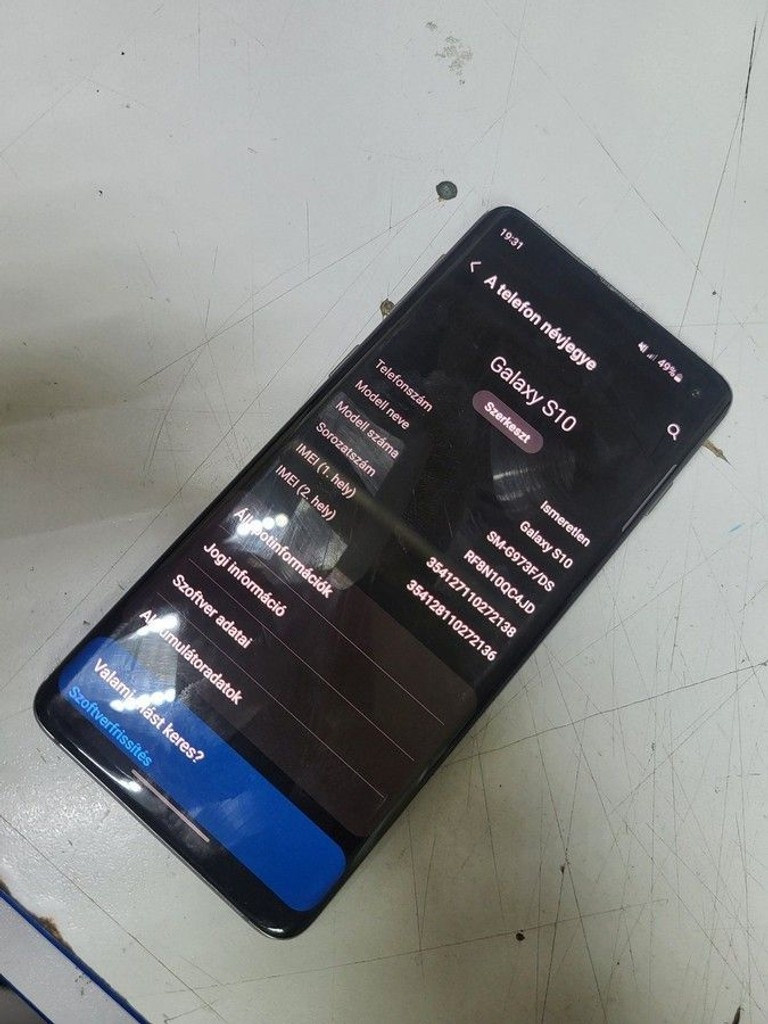 Купить Samsung g973w galaxy s10 8/128gb Б/У