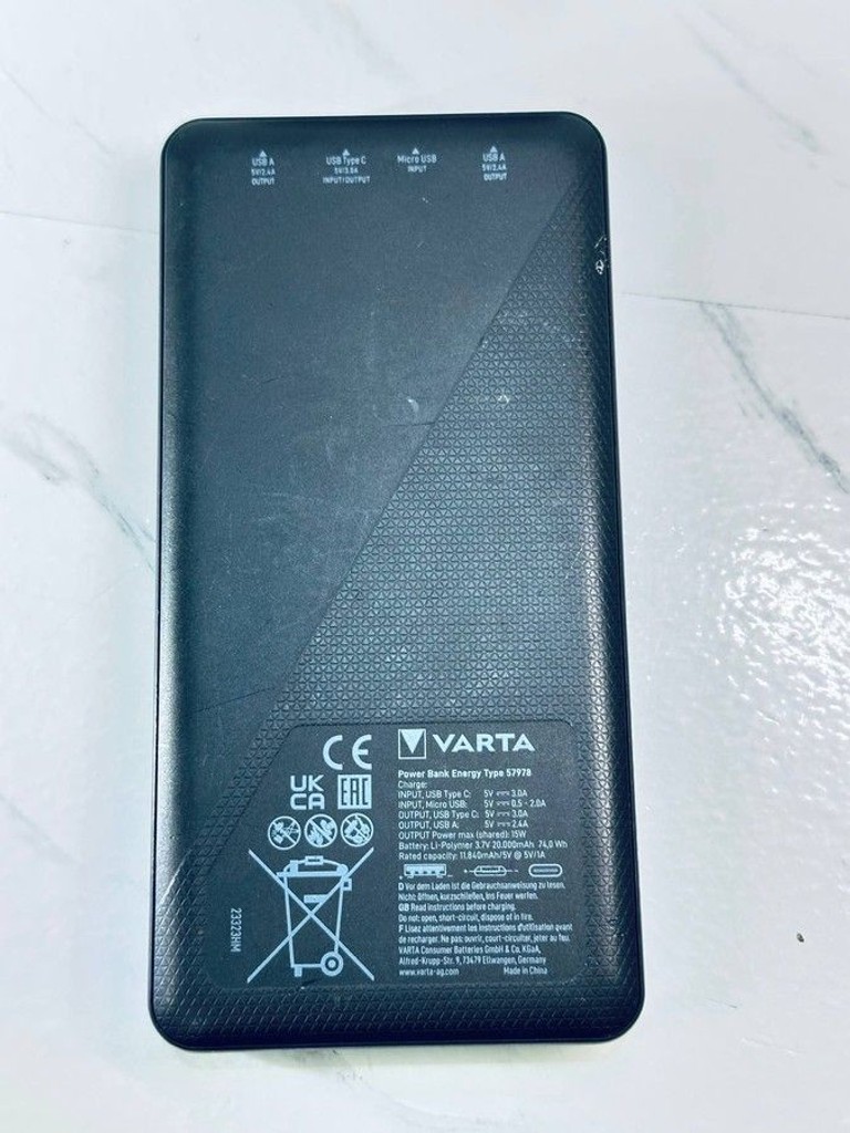 Оголошення Varta 57978 20000mah Б/У