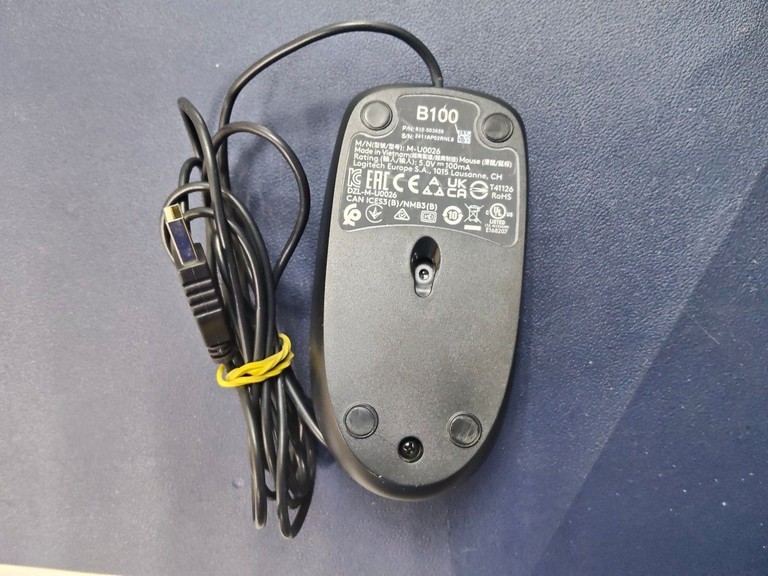 Дешиво Logitech b100 optical mouse с ломбарда
