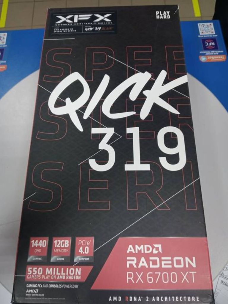 Купити xtx radeon rx6700xt 12 gb quick 319 Б/У