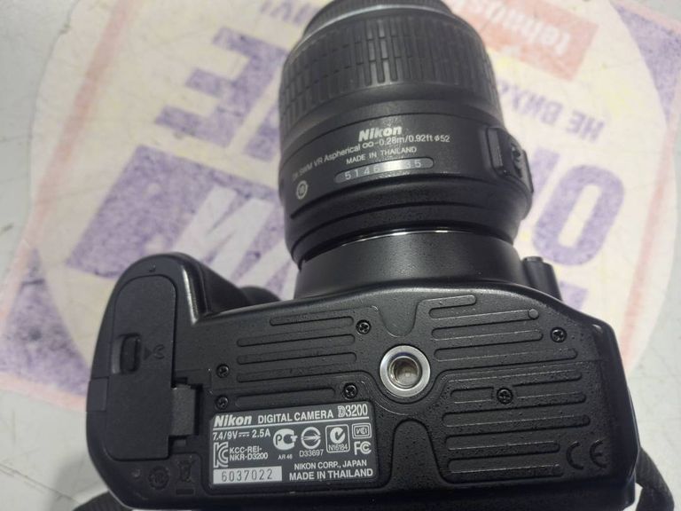 Розпродаж Nikon d3200 + nikon nikkor af-s 18-55mm 1:3.5-5.6g vr dx, продавець Техноскарб