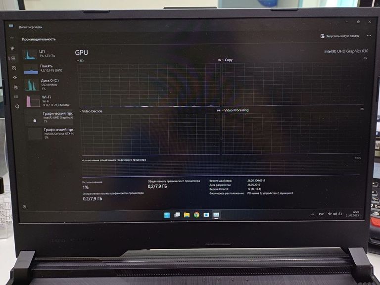 Asus 15/core i7 9750h ddr4/16gb ddr4/hdd *відсутній/ssd 512 gb/geforce gtx1650 4gb Код:01-200520452. Изображение 11