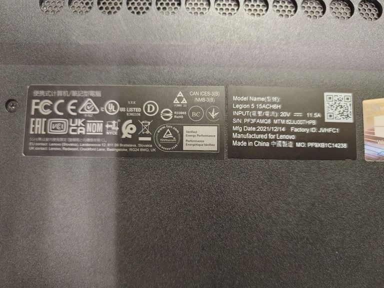 Купити Lenovo 15/ryzen 7 5800h ddr4/16gb ddr4/ssd 512 gb/geforce rtx3060 6gb Б/У