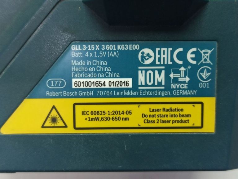 Bosch GLL 3-15 X (0601063105) Код:01-200739796. Зображення 6