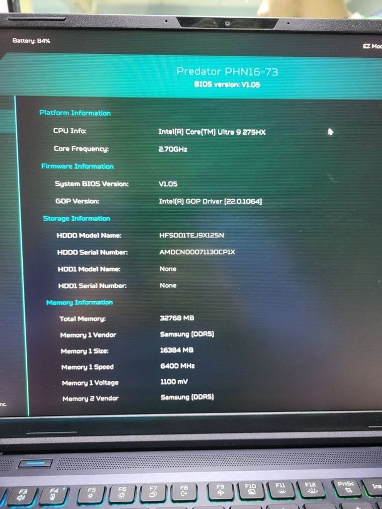 Купити Acer predator helios neo 16 ai phn16-73-97uz abyssal Б/У