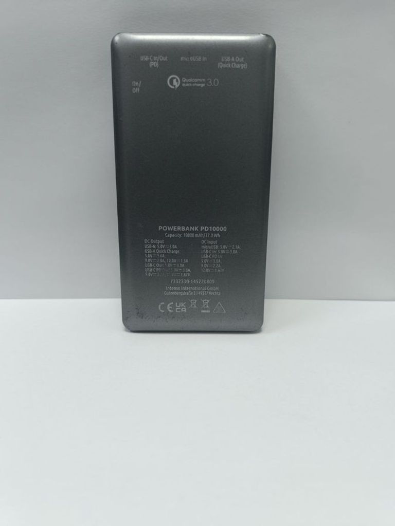 Оголошення Intenso xc10000 1xusb-c, 1xusb-a 10000mah Б/У