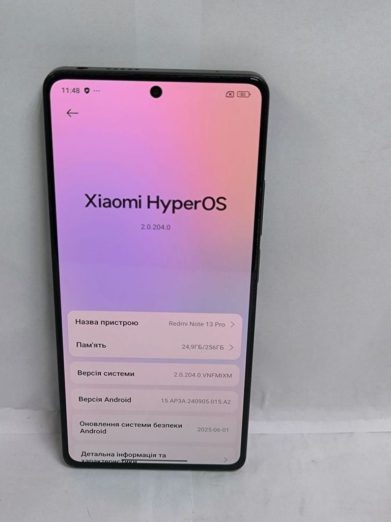 Оголошення Xiaomi redmi note 13 pro 4g 8/256gb Б/У