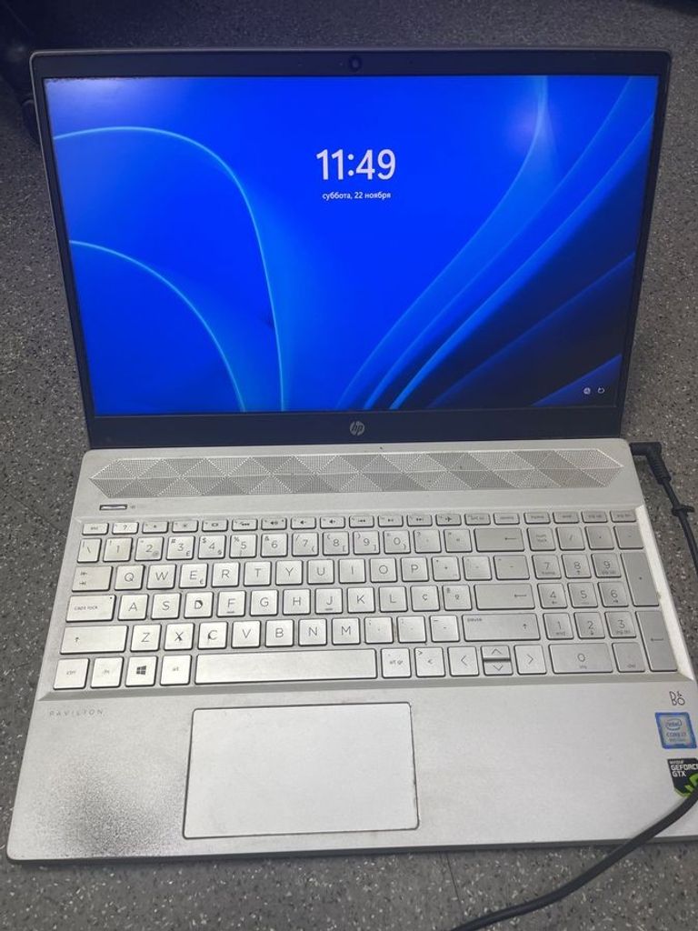 Hp 15/core i7 8565u ddr3/8gb ddr4/ssd 256 gb/geforce gtx1050 4gb Код:01-200790302. Изображение 6