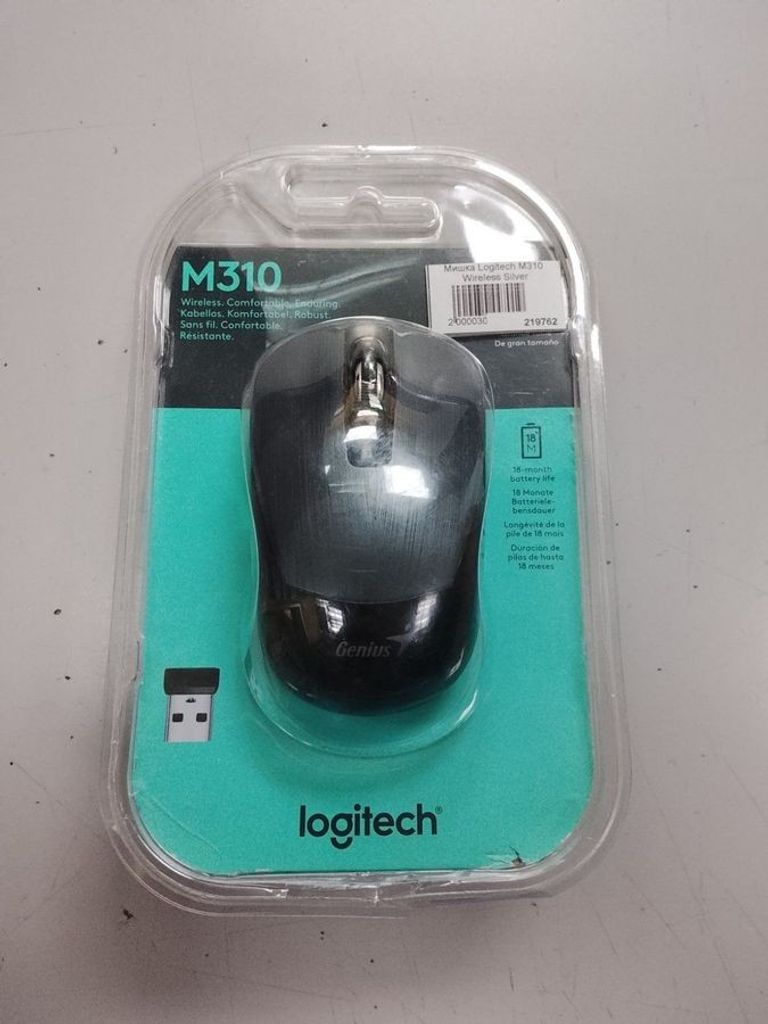 Купить Logitech M310 Wireless Silver (910-001679 / 910-003986) Б/У