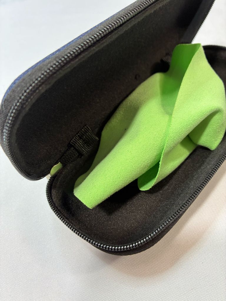 Дешиво твердий, чохол для окулярів темно-синього кольору Oxford EVA! с ломбарда