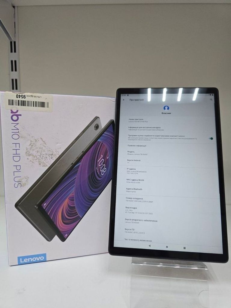 Купити Lenovo tab m10 fhd plus tb-x606f wi-fi 2/32gb Б/У