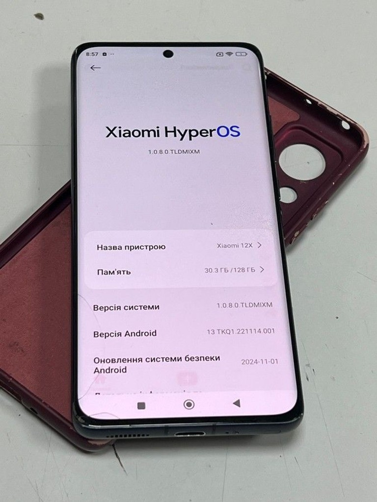 Розпродаж Xiaomi 12X 8/128GB Gray, продавець Техноскарб