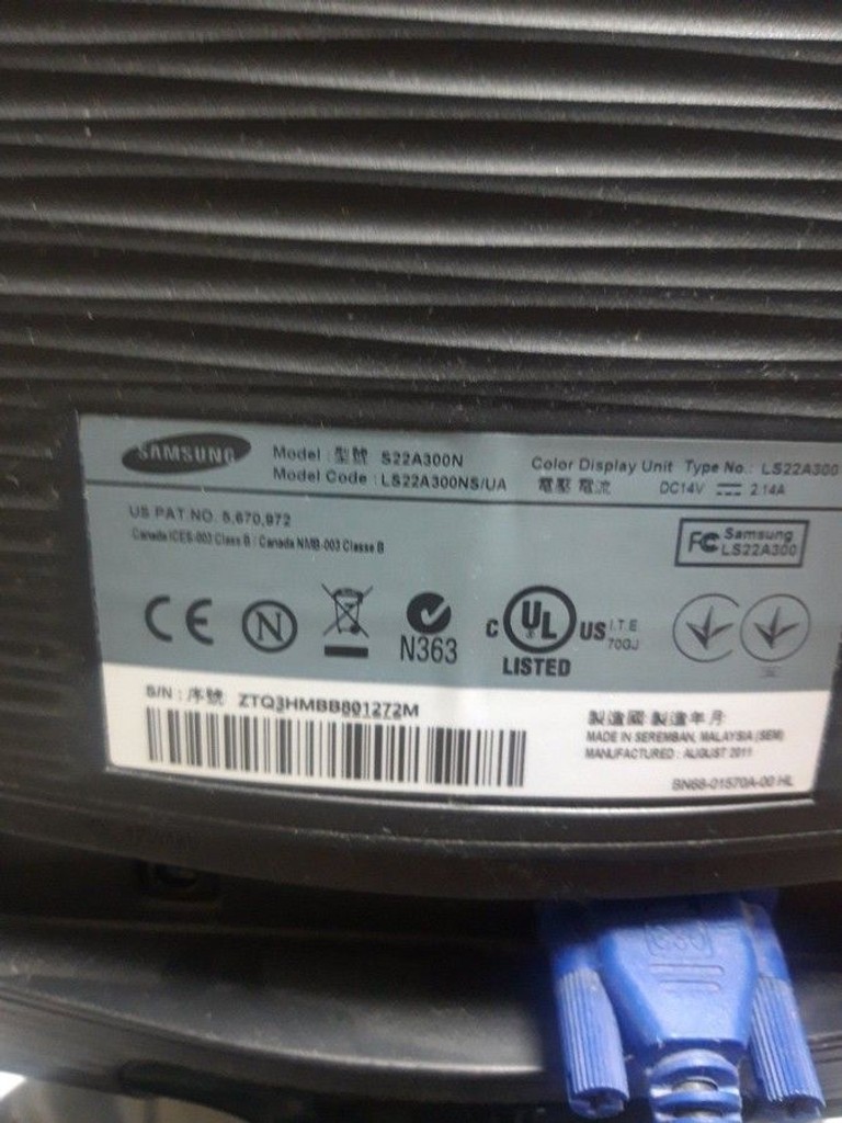 Оголошення Samsung s22a300n Б/У