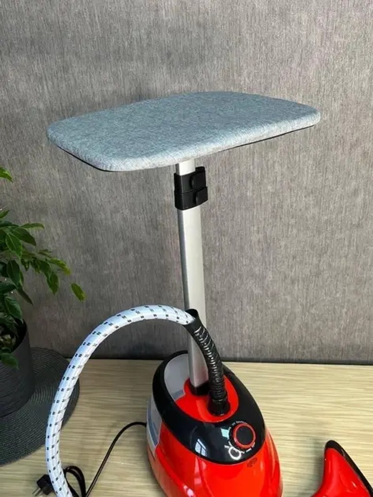 Дешево Вертикальний відпарювач для одягу Garment Steamer 2000W / Червона Парова праска для всіх видів тканини з ломбарду