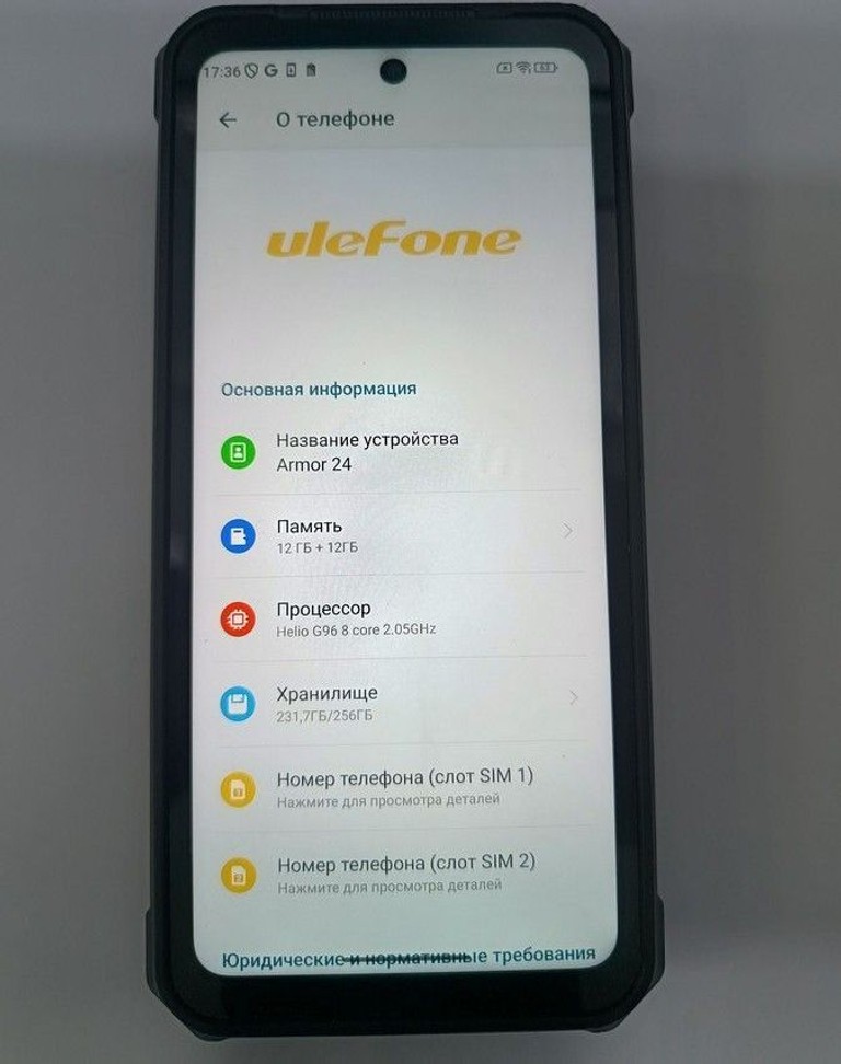Купити Ulefone Armor 24 12/256GB Black Б/У